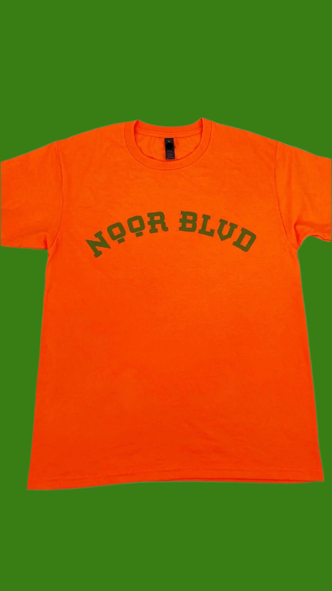 Olive Green w Orange Arch T-Shirt