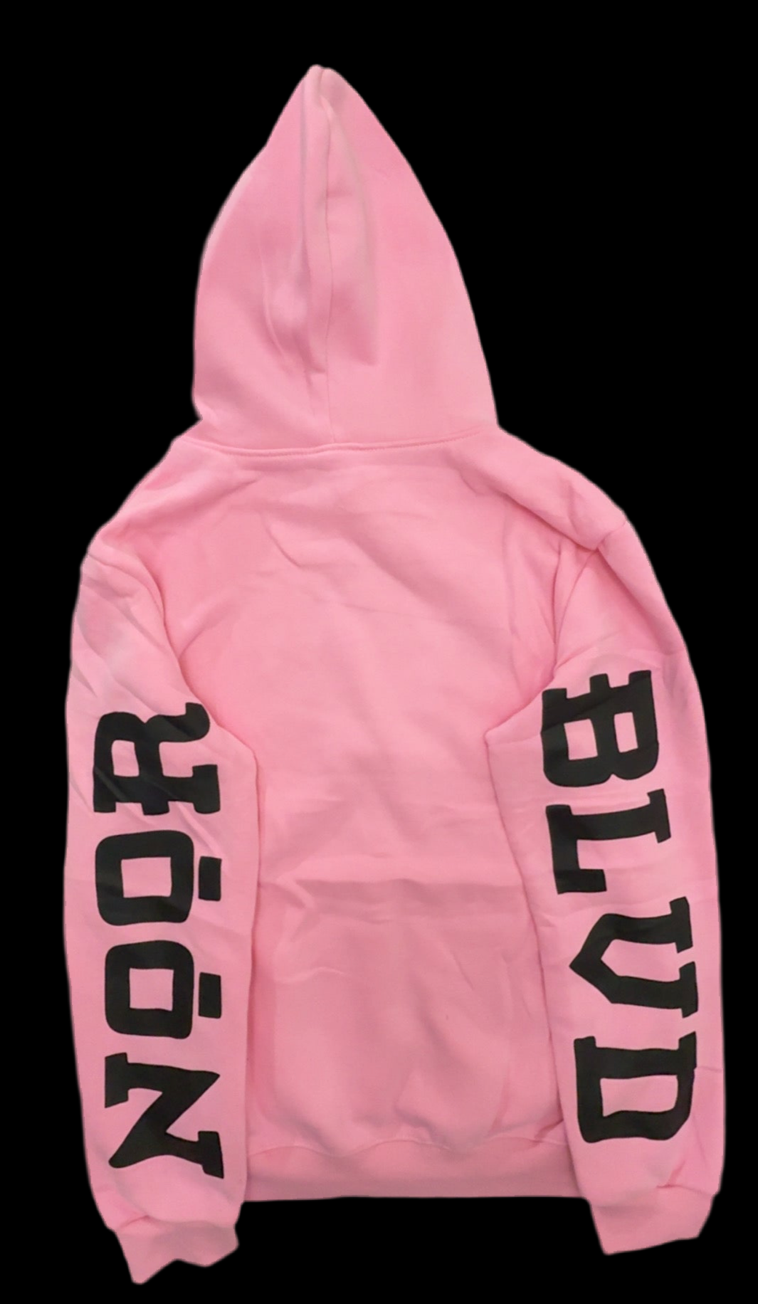 Pink Hoodie w/ Black logo
