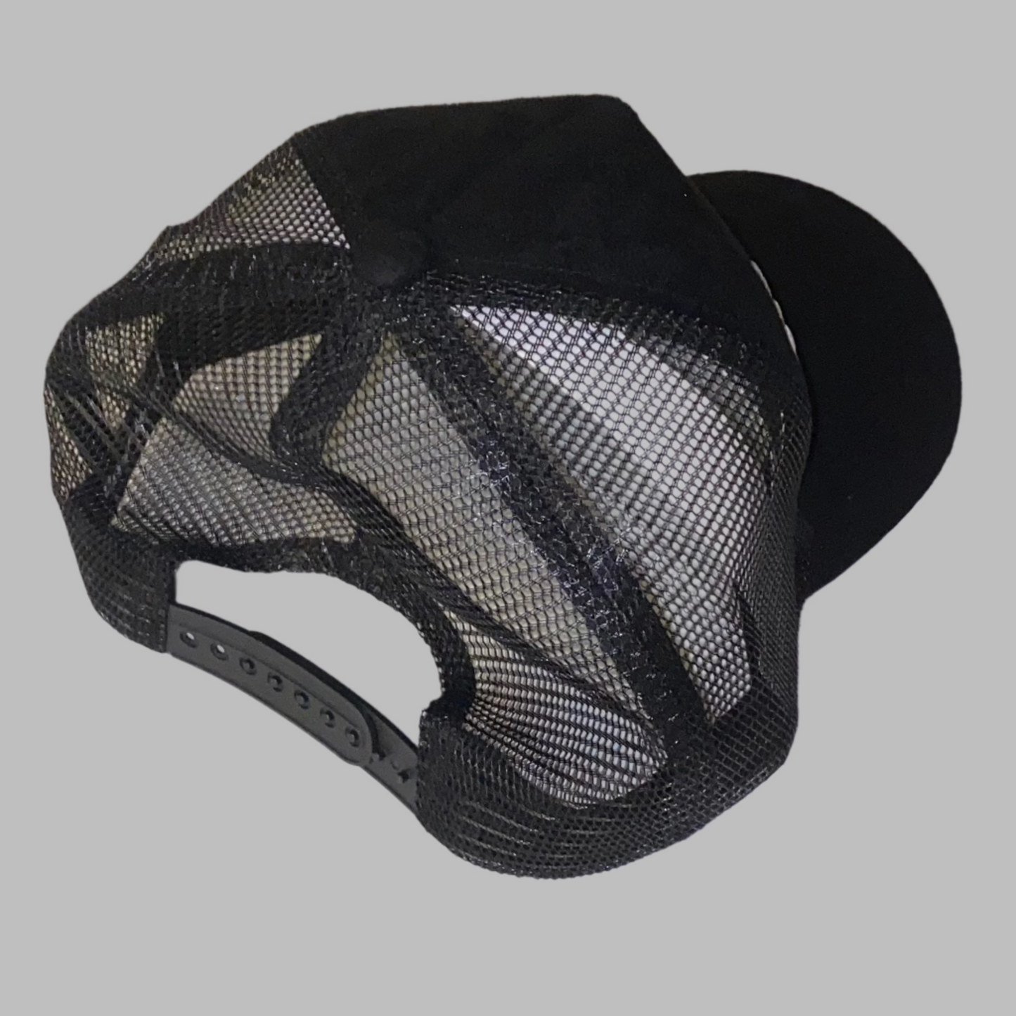 Black Suede Trucker Hats