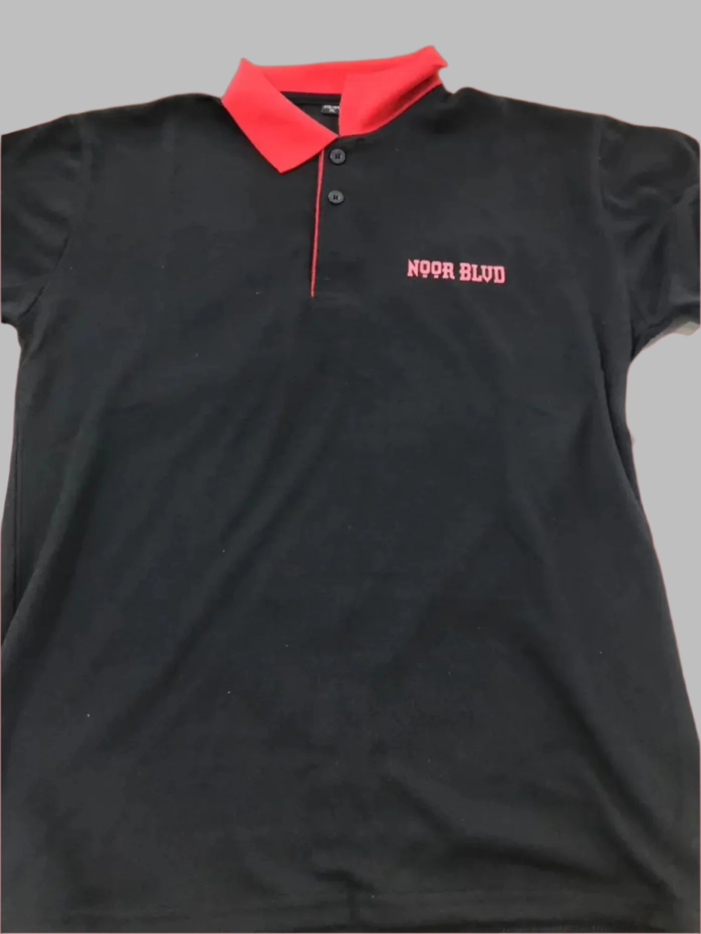Black, Red Polo style shirt