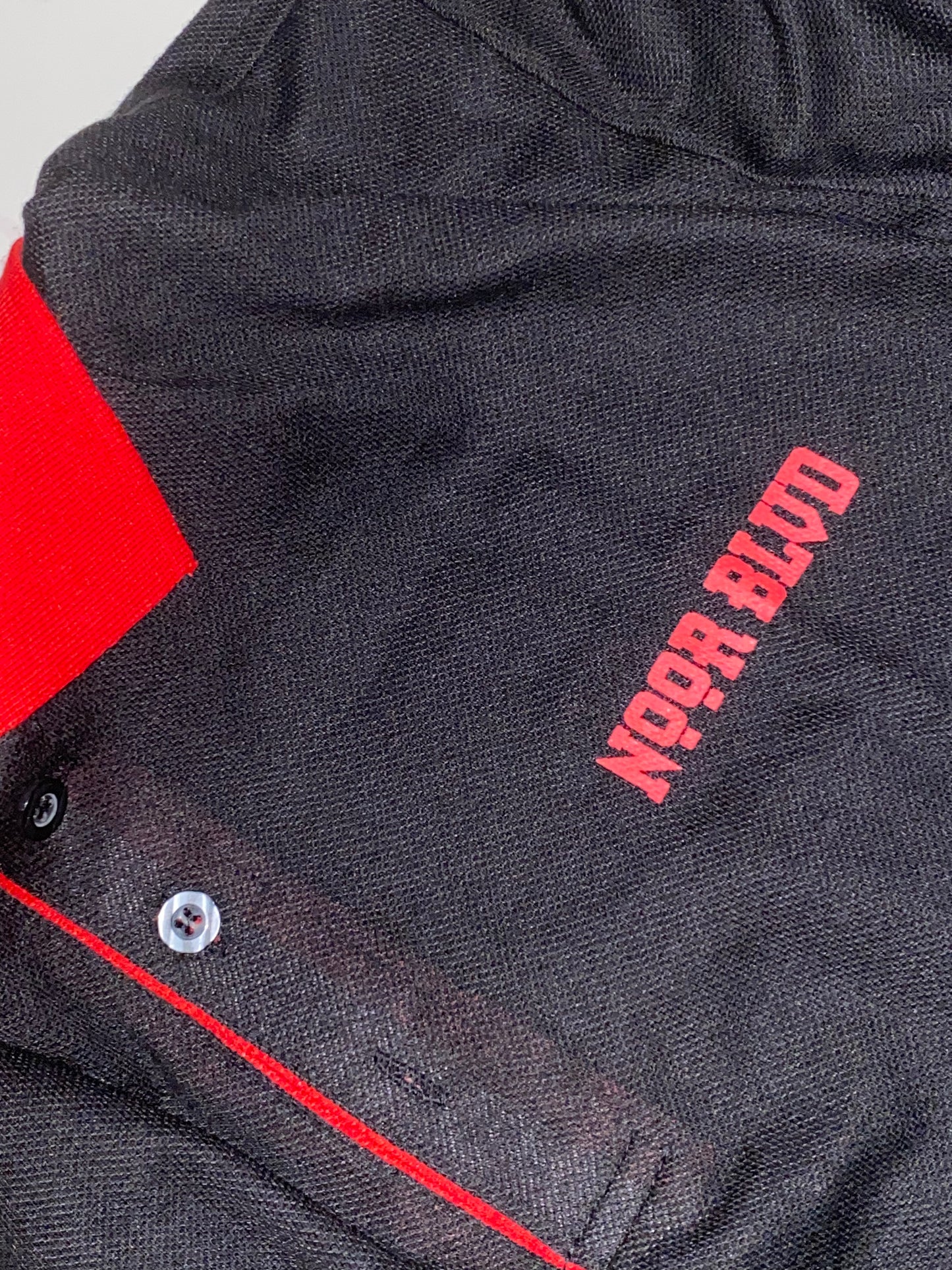 Black, Red Polo style shirt